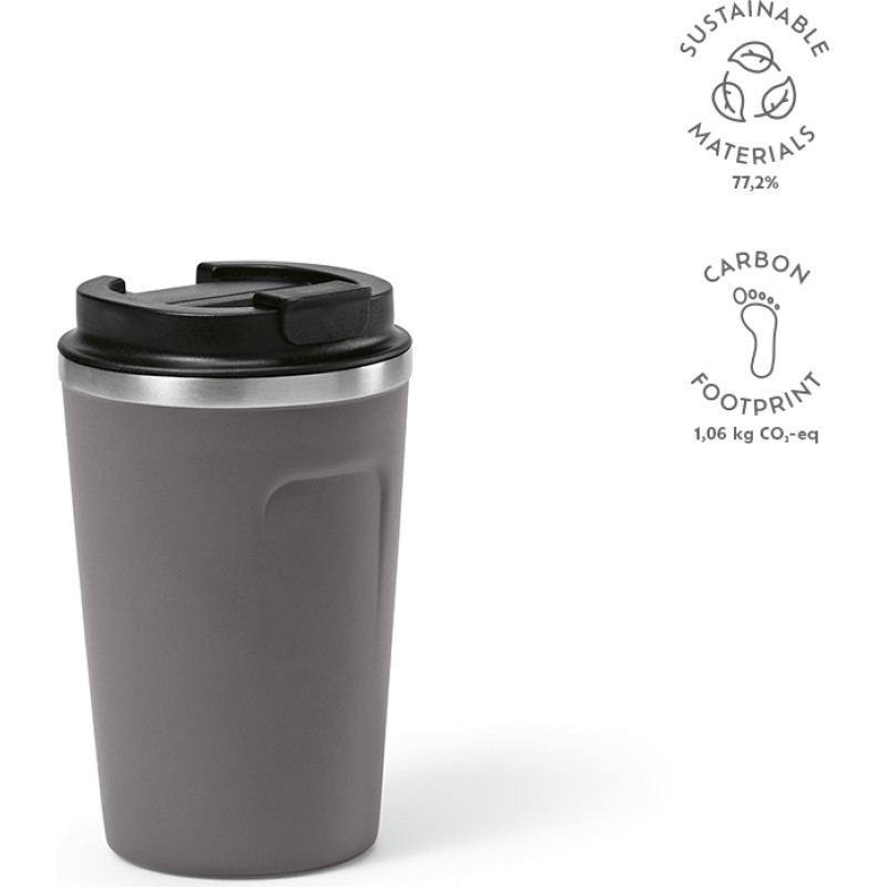 Limpopo Travel Cup rSS 490ml. Double wall and Leakproof