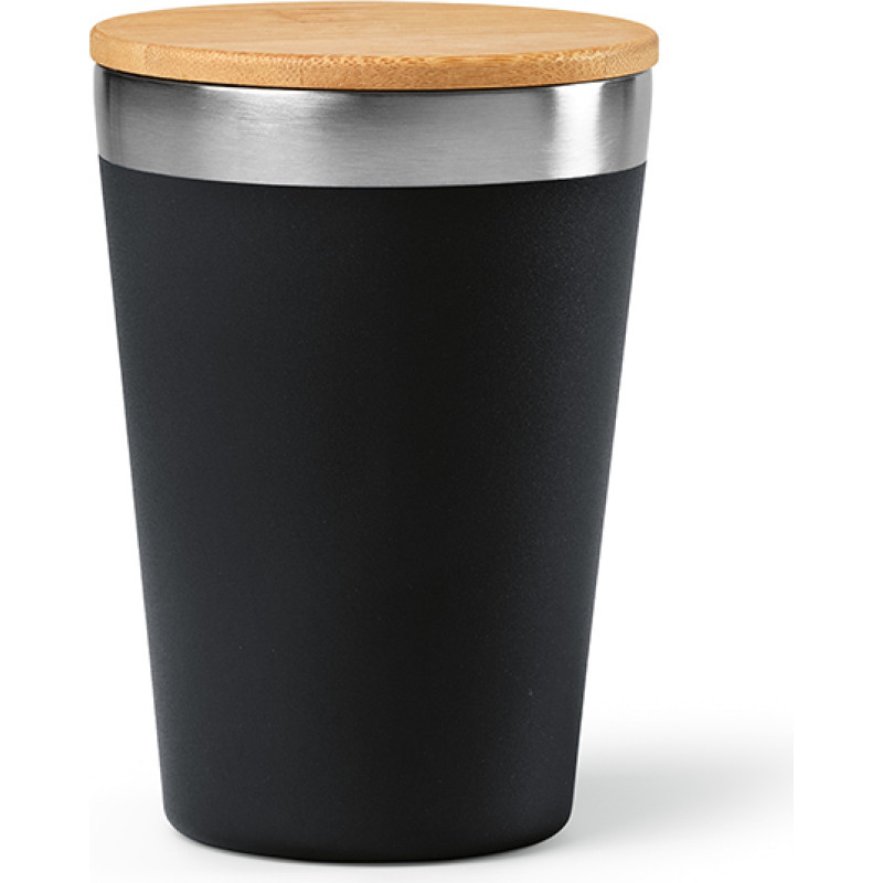 Don Travel Cup rSS and Bamboo lid 400ml. Double wall