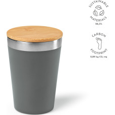 Don Travel Cup rSS and Bamboo lid 400ml. Double wall