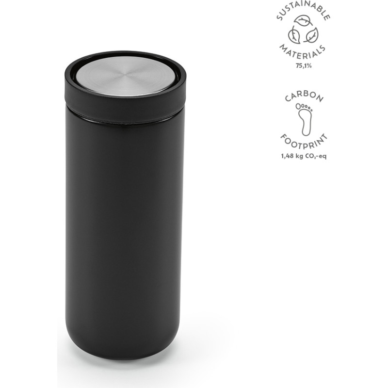 Senegal Travel Cup rSS 400ml. Double wall and 360º push lid