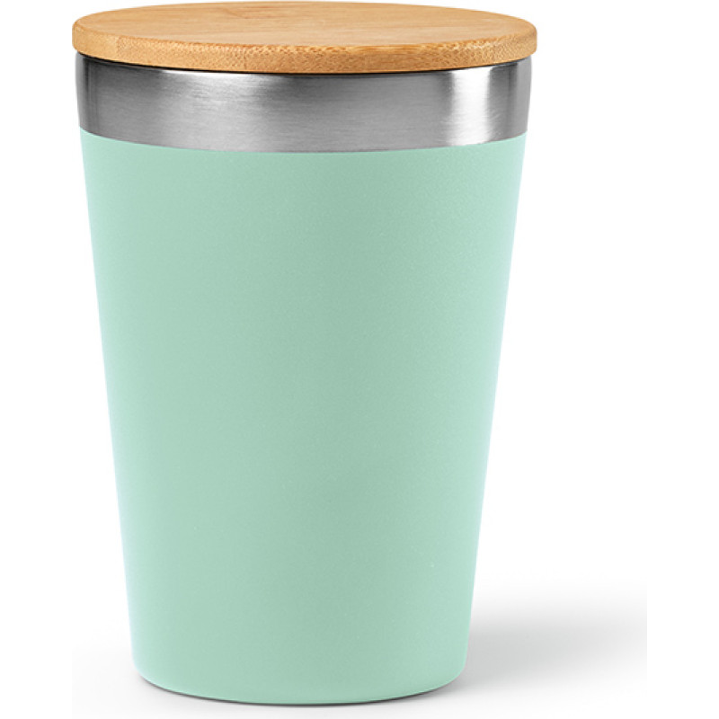 Don Travel Cup rSS and Bamboo lid 400ml. Double wall