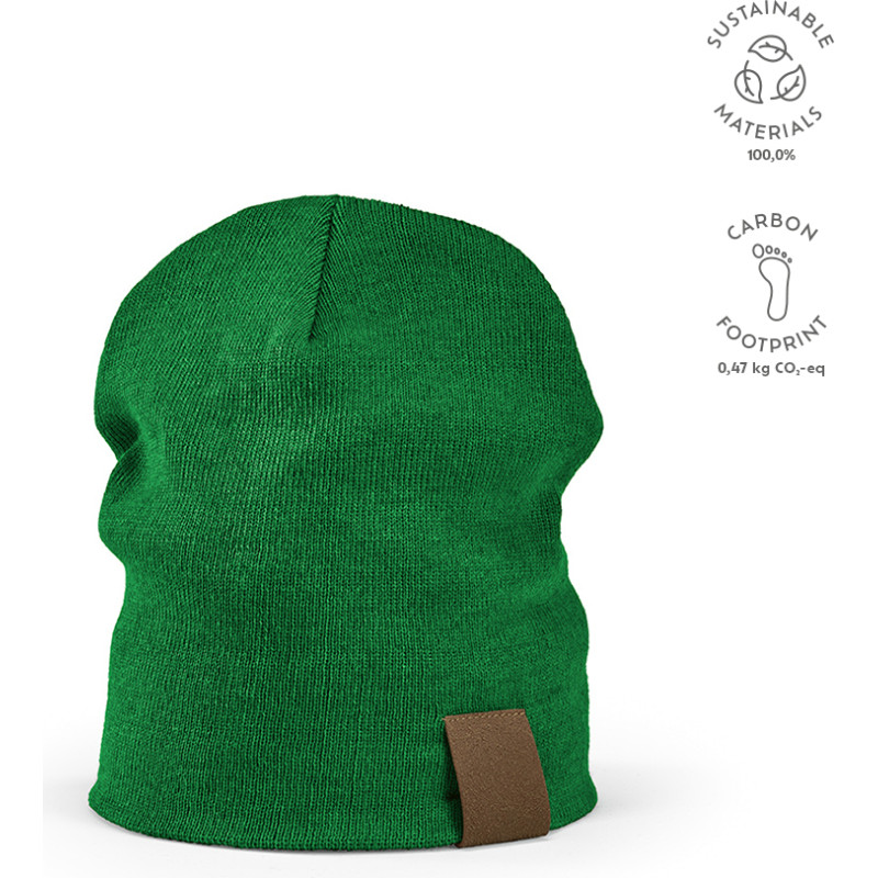 Marley Beanie rPET. Customisable Patch