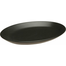 Porland SEASONS melns ovāls šķīvis 30cm, Porland