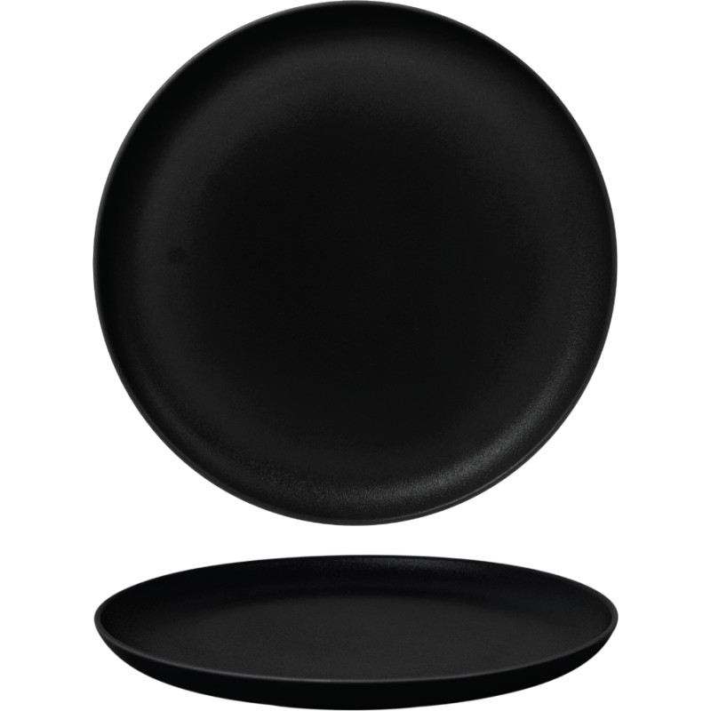 Leela Baralee FINE PLUS ŠĶĪVIS 26CM, MELNS, PORCELĀNS, Leela Baralee