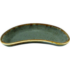 Porland SEASONS tumši pelēks izliekts šķīvis uzkodām 11 cm, Porland