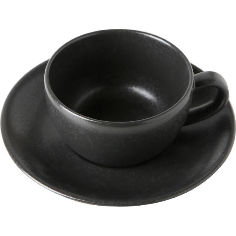 Porland SEASONS melna tase ar apakštasi 207ml, Porland