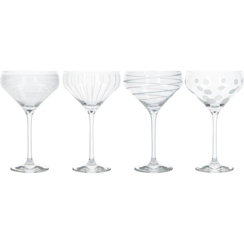 Mikasa CHEERS &Scaron;AMPANIE&Scaron;A GLĀZES 4 GAB., KRISTĀLS, Mikasa