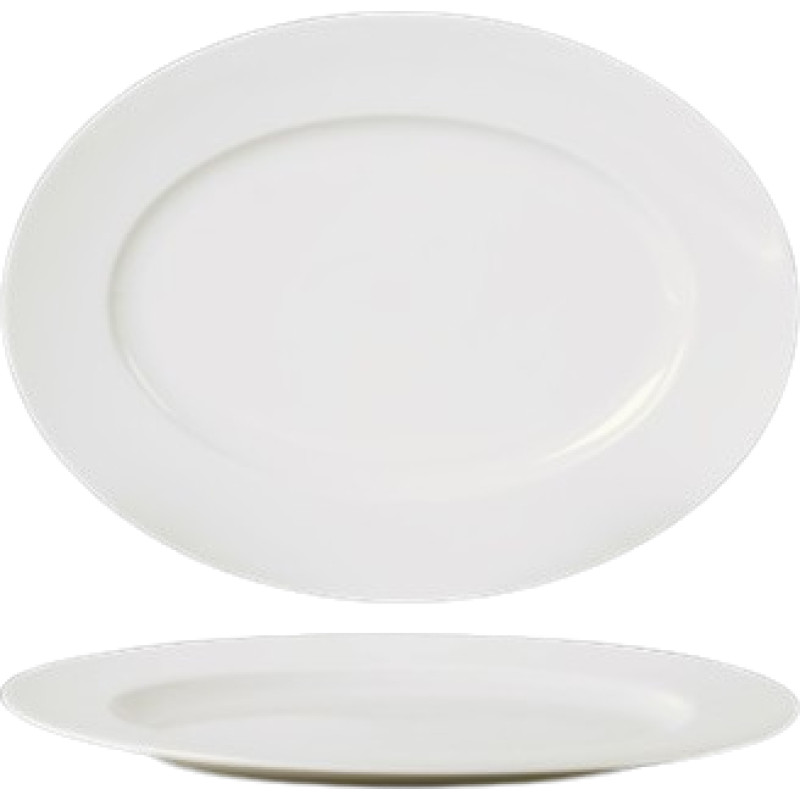 Leela Baralee FINE PLUS OVĀLS ŠĶĪVIS 30CM, PORCELĀNS, Leela Baralee