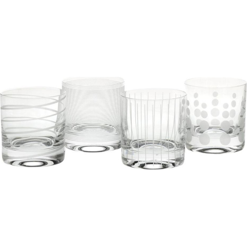 Mikasa CHEERS VISKIJA GLĀZES 4 GAB. , 377ML, KRISTĀLS, Mikasa