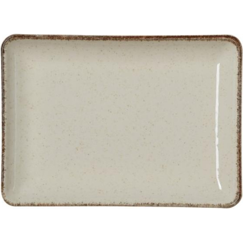 WAS SMILLA SAND SERVĒŠANAS ŠĶĪVIS 18x13CM, TAISNSTŪRA, BĒŠS, PORCELĀNS, WAS