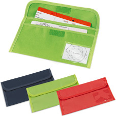 AIRLINE. 600D travel document bag / Light green