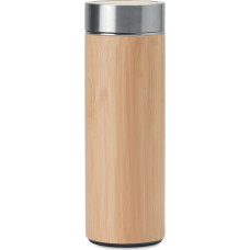 Double wall bamboo flask 400ml