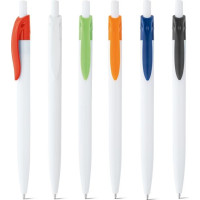 MARS. ABS ball pen with coloured clip