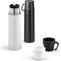 SAFE. Stainless steel and PP thermos 490 mL