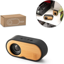 TILLY. Portable 3W speaker with 5h battery life made from bamboo and recycled ABS (100% rABS)