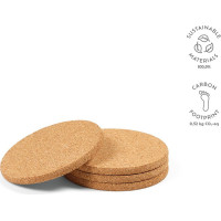 Modigliani Coasters Cork. Set of 4