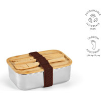 Warhol Lunchbox rSS 740ml with Bamboo lid and cutlery