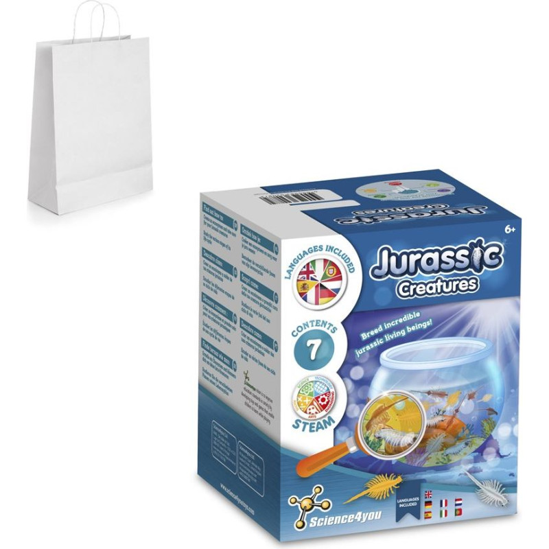 Science4You Jurassic Pets Kit III. Educational game supplied with a kraft paper gift bag (90 g/m&sup2;)