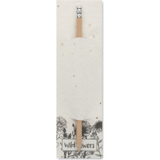 Natural pencil in seeded pouch