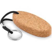 Floating cork key ring