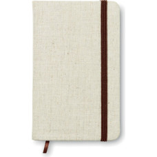 A6 canvas notebook lined