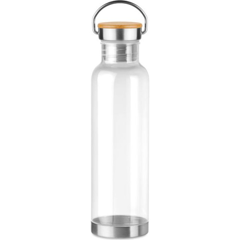 Tritan 800ml bottle bamboo top