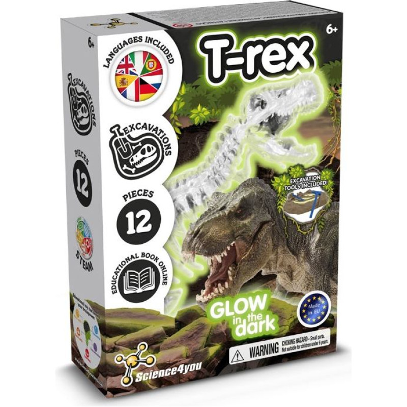 Science4You Fossil Excavation Kit I. Educational game for children