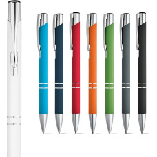 BETA SOFT. Soft touch aluminium ball pen