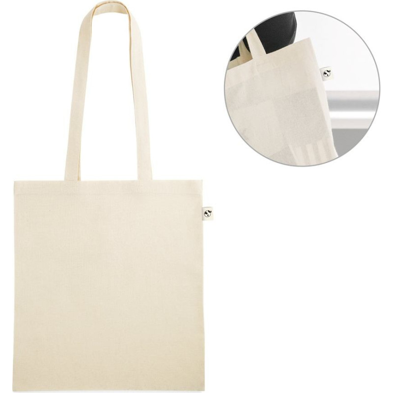 LEON. 100% organic cotton bag (140 g/m²)