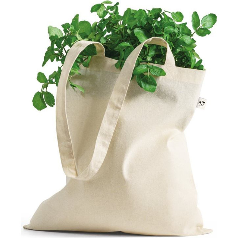 LEON. 100% organic cotton bag (140 g/m²)