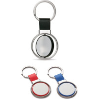 ALBRIGHT. Metal and PU keyring