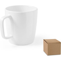 DHONI WHITE. Ceramic mug 450 mL