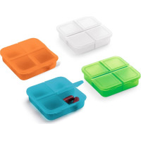ROBERTS. Pill box with 4 dividers