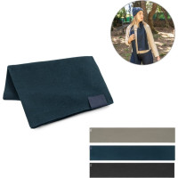 SERENITY. Scarf in recycled polyester (100% rPET) with a stitched detail for personalisation