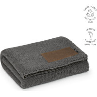 Mondrian Blanket rPET and Wool blend. Customisable Patch