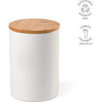 Munch 1000 Canister Ceramic 980ml. Bamboo lid