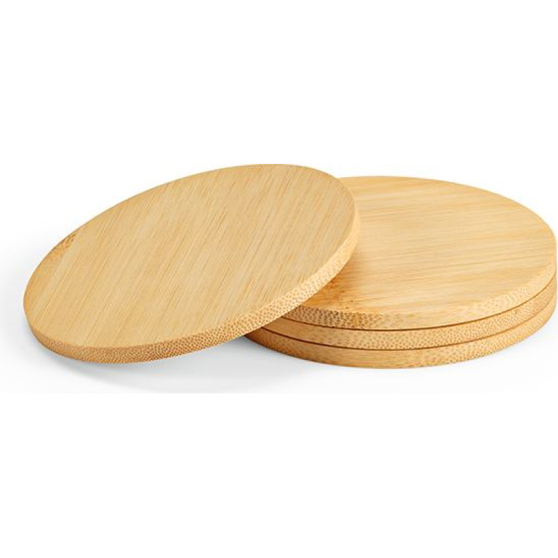 Christo Coasters Bamboo. Set of 4