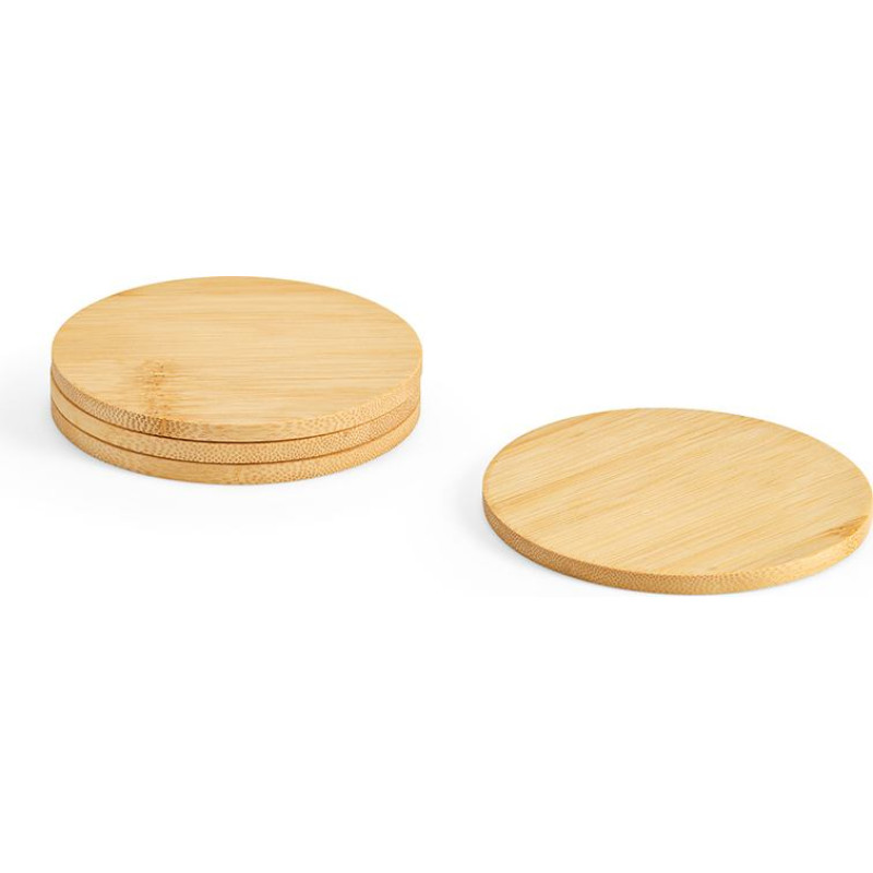 Christo Coasters Bamboo. Set of 4