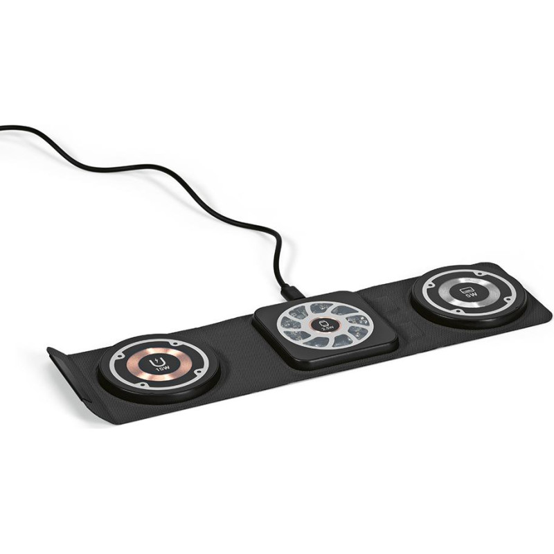 Linnaeus 3-in-1 Wireless Charger rPU 15W. USB-C Port