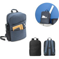 REPURPOSE BACKPACK. 15'6'' laptop backpack in 600D recycled polyester