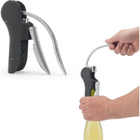 LAGREIN. ABS and zinc corkscrew with automatic lever for easy opening