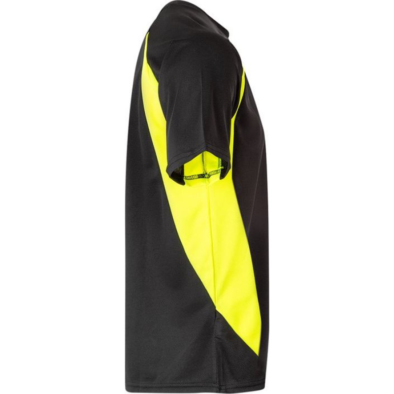 Velilla VL SLAYER. Two-tone bird-eye technical t-shirt (160g/m²), in polyester (100%)