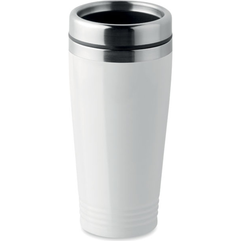 Double wall travel cup