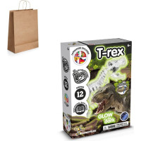 Science4You Fossil Excavation Kit III. Educational game supplied with a kraft paper gift bag (115 g/m&sup2;)