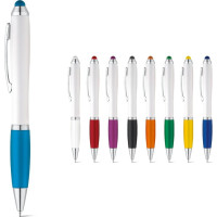 SANS. Ball pen with twist mechanism and metal clip