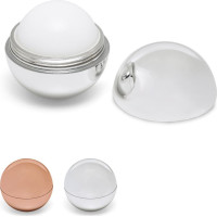 ALBA. Lip balm with ABS round-shaped packaging