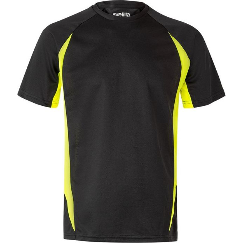 Velilla VL SLAYER. Two-tone bird-eye technical t-shirt (160g/m²), in polyester (100%)