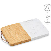 Degas Board Marble and Bamboo with handle