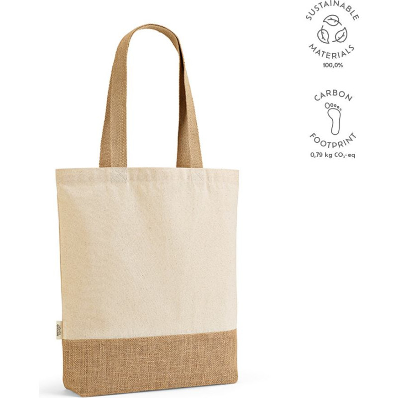 Puncak Shopping Bag rCotton 180gsm and Jute 275gsm