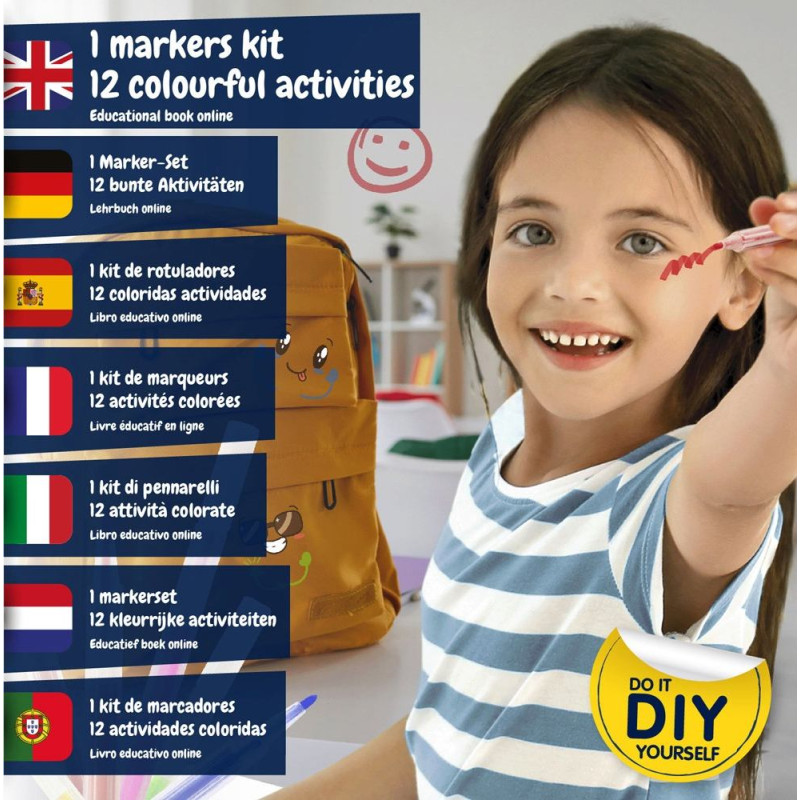 Science4You DIY Pen Factory Kit III. Educational kit supplied with a kraft paper gift bag (100 g/m²)